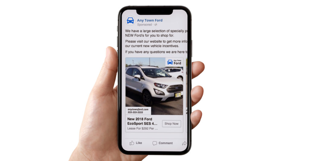 Facebook and Instagram Ad by Dealer Teamwork - Vehicle with Pricing