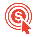 Dynamic Paid Search Marketing Icon - red