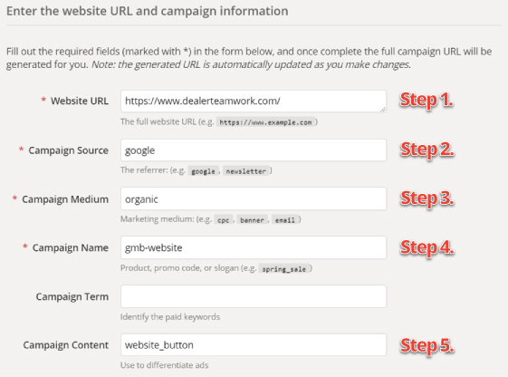 Building UTM with Google's Campaign Builder