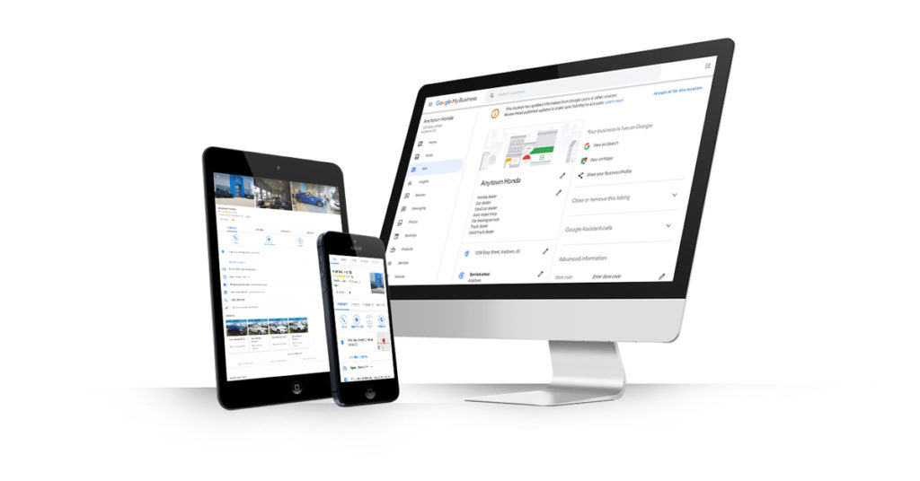 Google My Business Profile Across Tablet, Mobile & Desktop Devices