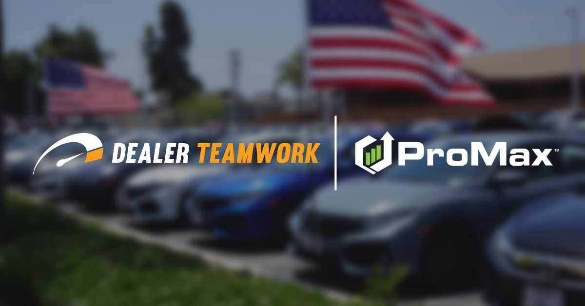 Dealer Teamwork and ProMax logos