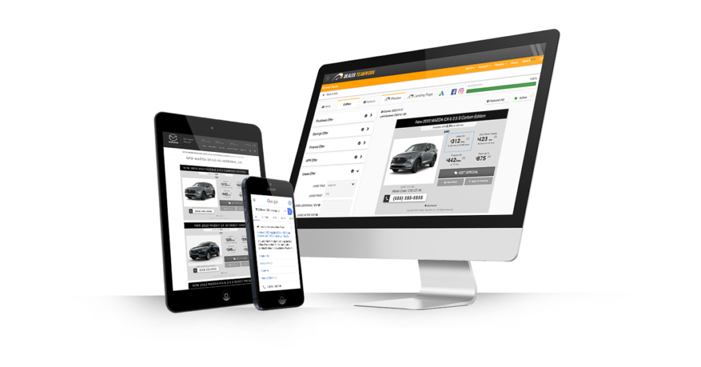 Mazda Ads and Landing Pages on Devices