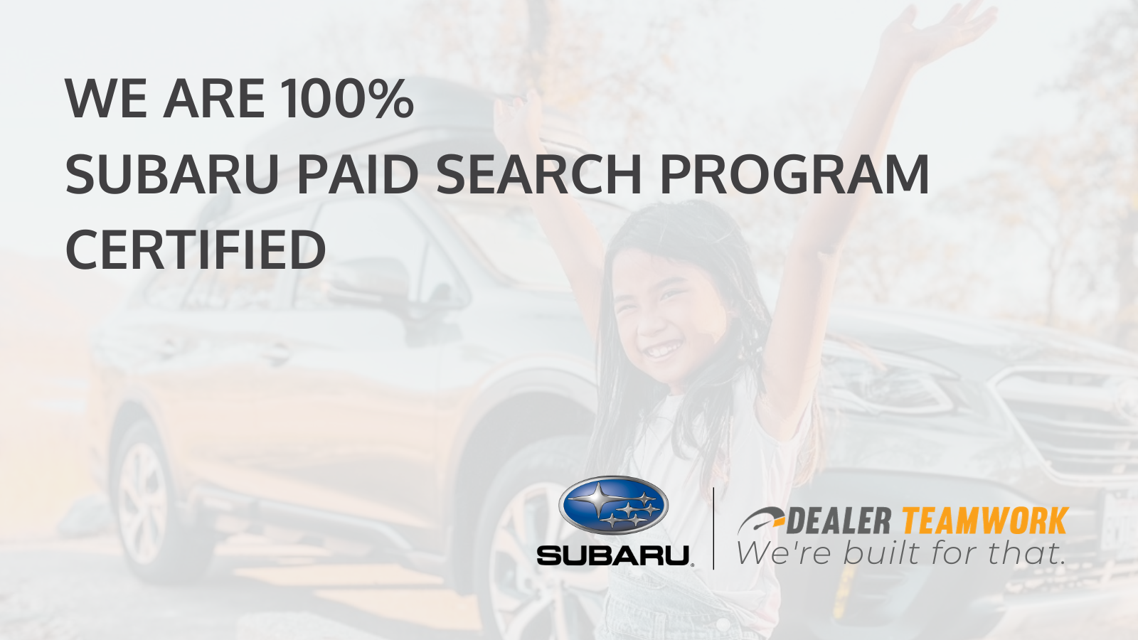 Subaru Certified Paid Search Program NEWS