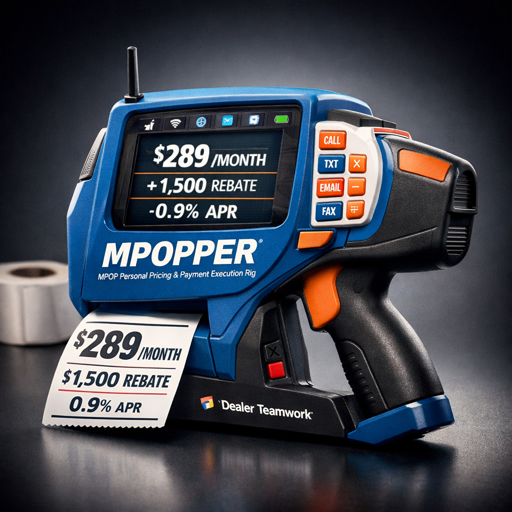 Introducing the MPOPPER™ - Dealer Teamwork April Fool's Day 2026